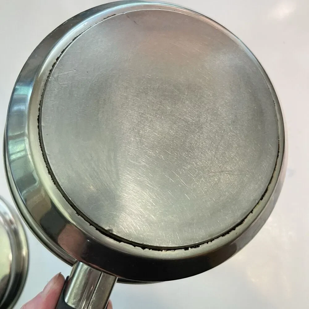 Lustre Craft Cookware Multi-Core 5 Ply Stainless 2qt  8.5” Sauce Pan & Lid USA